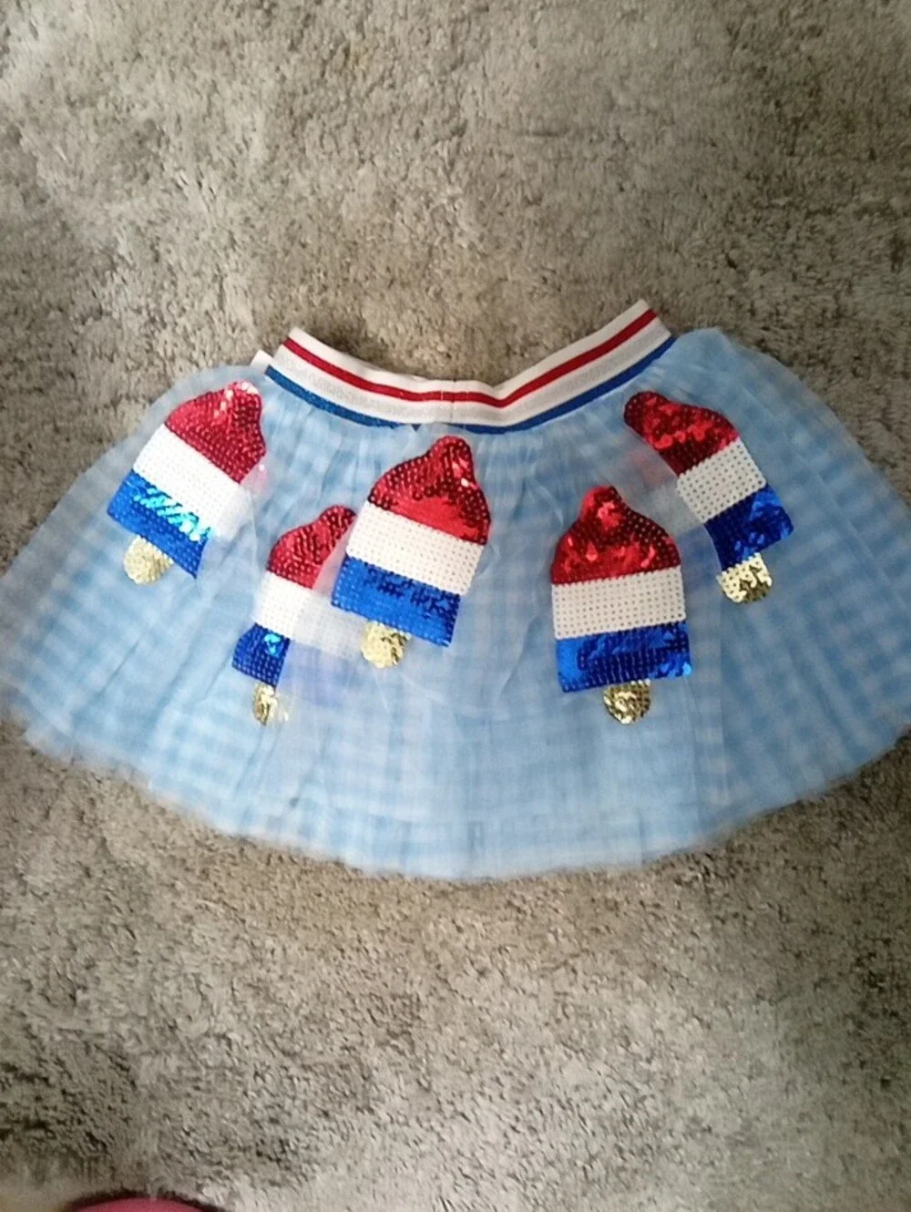 Mud Pie light blue
